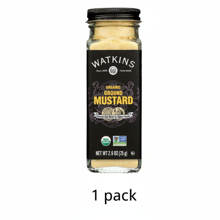 Watkins MUSTARD Powder - 1 Pack (2.6 OZ)