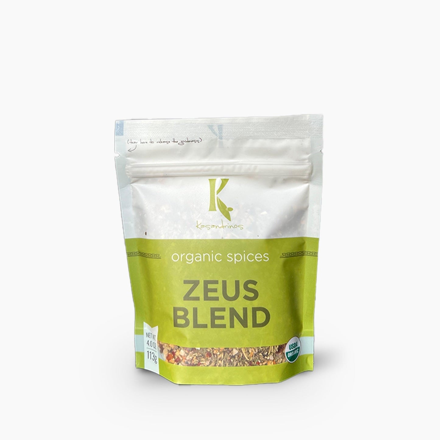Organic Zeus Blend – Garlic, Sea Salt, Herbs & Red Pepper Flakes