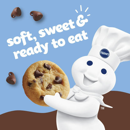 American Pillsbury Mini Soft Baked Chocolate Chip Cookies – 10 ct Chewy Goodness - Taste The Planets