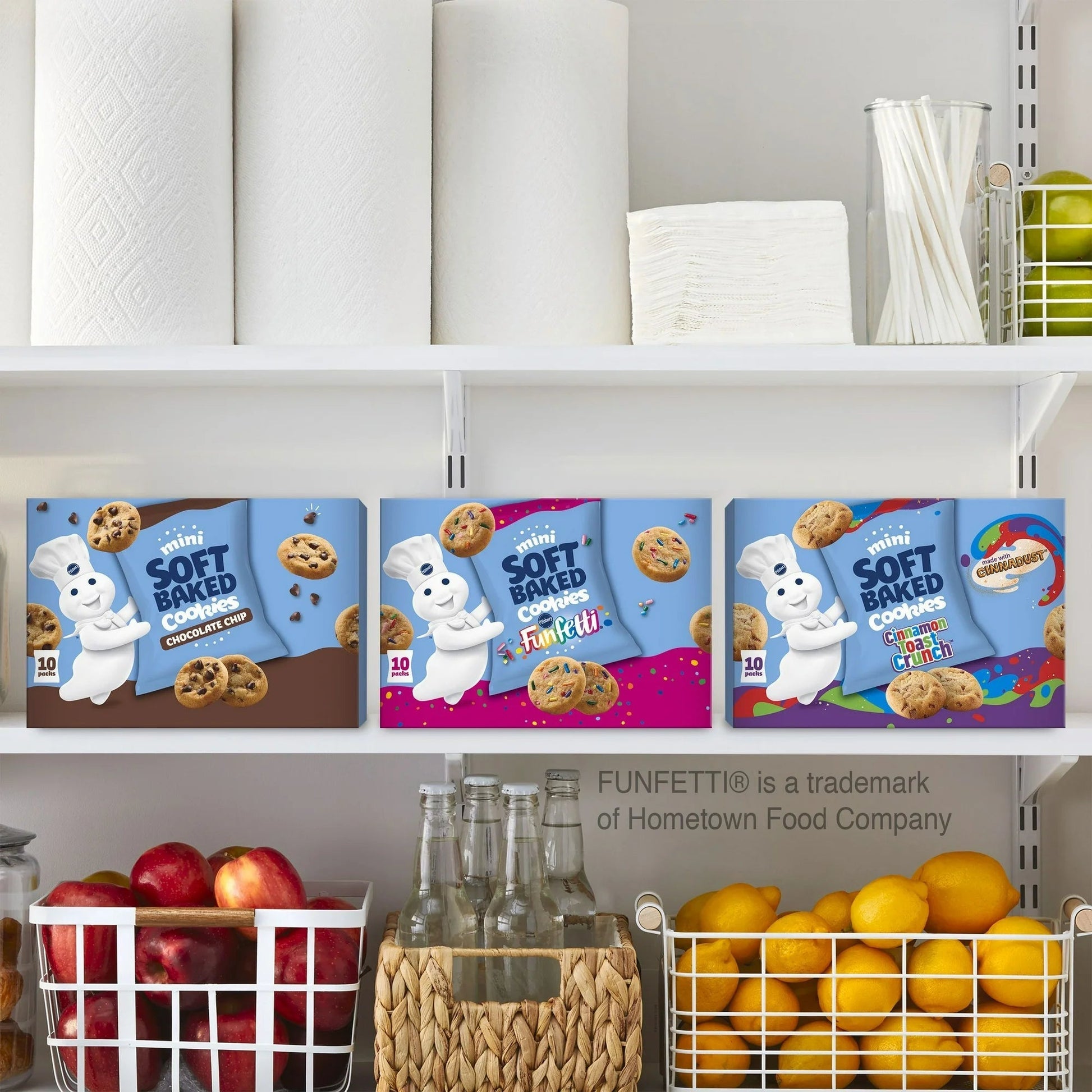 American Pillsbury Mini Soft Baked Chocolate Chip Cookies – 10 ct Chewy Goodness - Taste The Planets