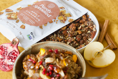 Sprouted Apple Pie Trail Mix – Vegan, Gluten-Free, Protein-Packed Snack