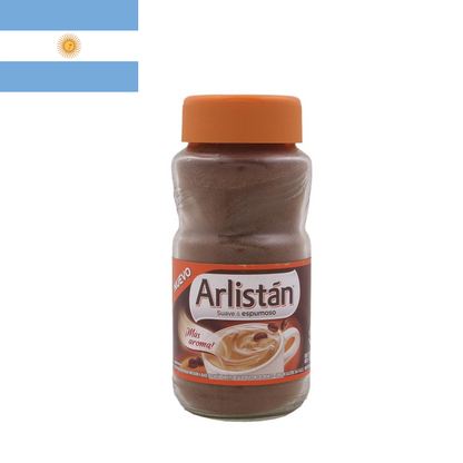 Argentina's Arlistán Smooth & Foamy Instant Coffee – Rich Aroma, Gluten-Free, 170g / 6oz