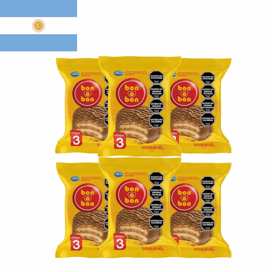 Argentina's Bon o Bon Triple Alfajor – Peanut Butter Milk Chocolate | Taste The Planets 