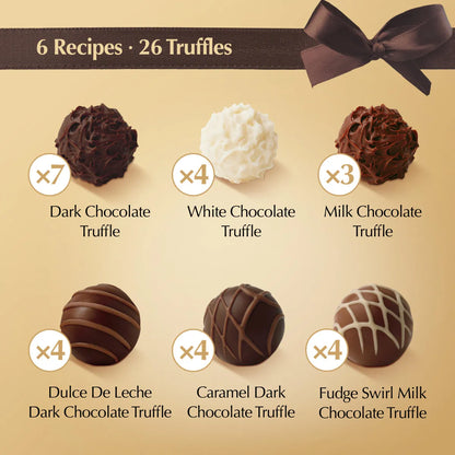 Swiss Lindt & Sprüngli Gourmet Chocolate Truffles Gift Box 26 PCS, 14.7 oz.