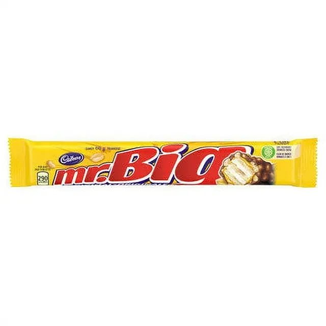 Canadian Cadbury Mr. Big Original Chocolate Bar, 60g (1ct or 24pk) - Taste The Planets
