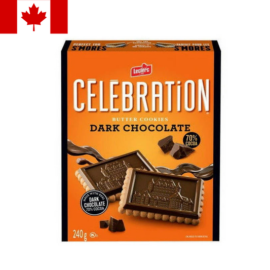 Canadian Leclerc Celebration Dark Chocolate Cookies Varieties
