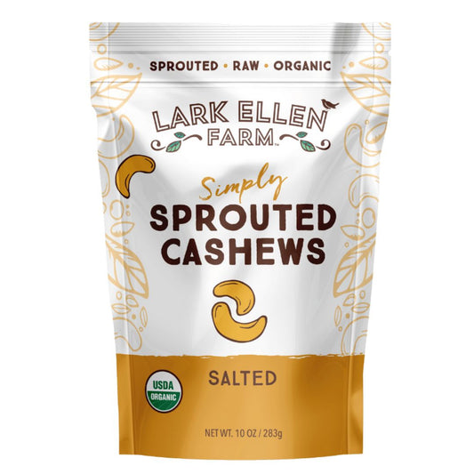 Organic Sprouted Cashews – Lightly Salted, Vegan, Gluten-Free Snack