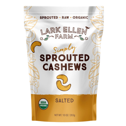 Organic Sprouted Cashews – Lightly Salted, Vegan, Gluten-Free Snack