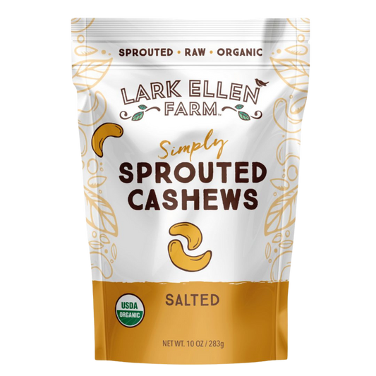 Organic Sprouted Cashews – Lightly Salted, Vegan, Gluten-Free Snack