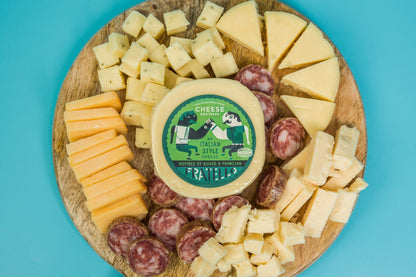 Deluxe Charcuterie Pack - 10 Wisconsin Cheeses with Sausage, Jam & Mustard