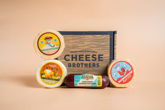 Cheese & Sausage Sampler 4-Pack - Wisconsin Artisan Cheese & Summer Sausage