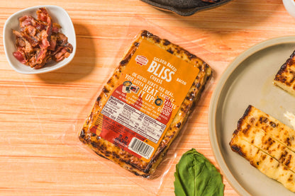 Bacon Golden Baked Bliss Cheese - Real Bacon Baked Wisconsin Cheese