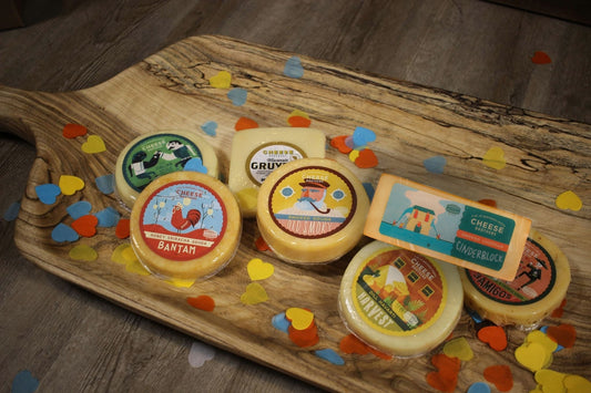 Cheese and Thank You Box - 7-Cheese Wisconsin Artisan Thank You Gift