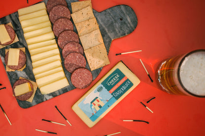 Smoked Cheddar "Cinderblock" - Applewood & Hickory Smoked Wisconsin Cheddar