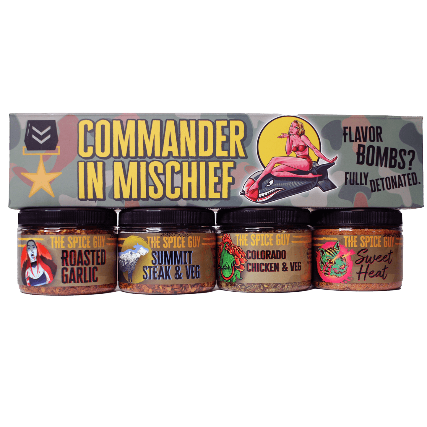 Commander in Mischief Spice Box – Best-Selling BBQ Rubs & Blends