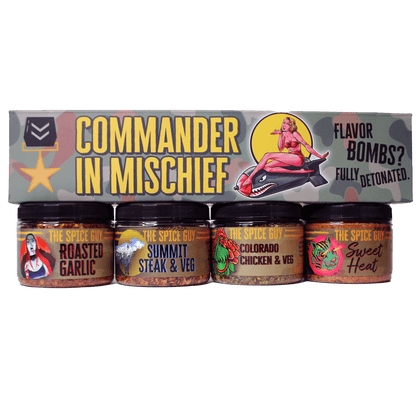 Commander in Mischief Spice Box – Best-Selling BBQ Rubs & Blends