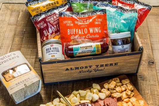 Deluxe Char-CURD-erie Box - 9 Flavors of Wisconsin Cheese Curds Gift Set