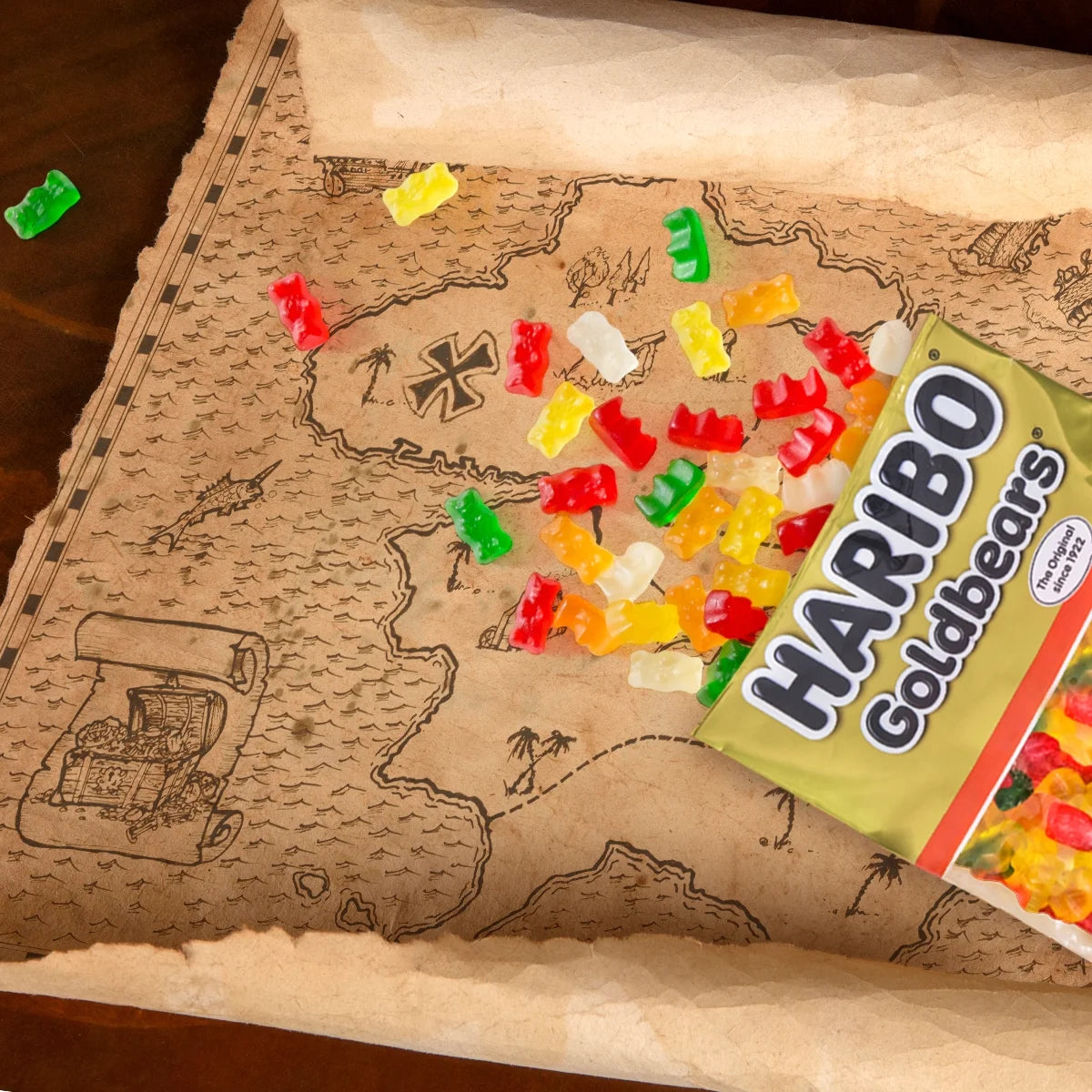 Goldbears Gummies Original Assorted Fruit Flavor Gummy Candy, 3Lb, Party Size Bag