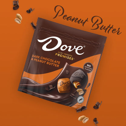 Chinese Dove (德芙) Promises Dark Chocolate & Peanut Butter Candy - 6.74oz