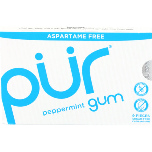 Pur Gum Pur Gum Peppermint 9 Pc (12X12.6 Gram)