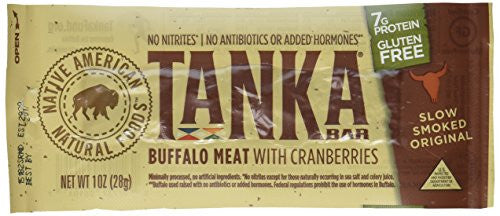 Tanka Natural Buffalo Cranberry Bar (12x1 Oz)