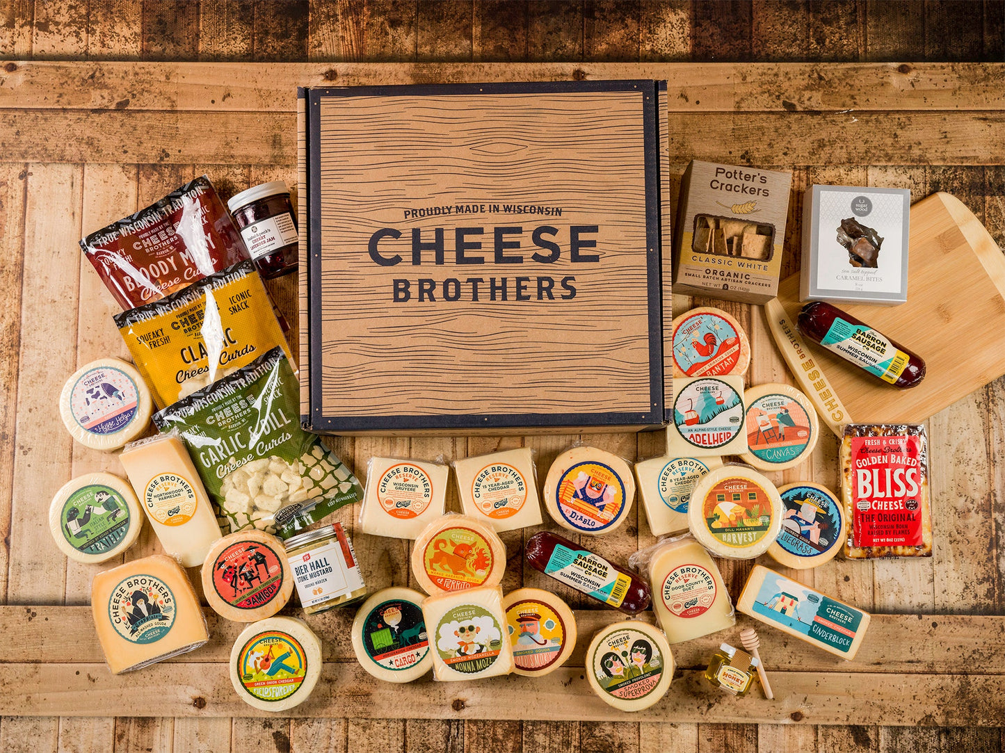 Just About Everything Box - 26-Cheese Ultimate Wisconsin Cheese Gift Set