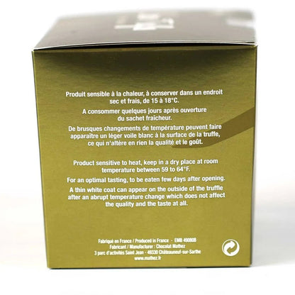 French Mathez Chocolate Truffles Variety - Chocolates and Pistachio 8.8oz Box - Taste The Planets