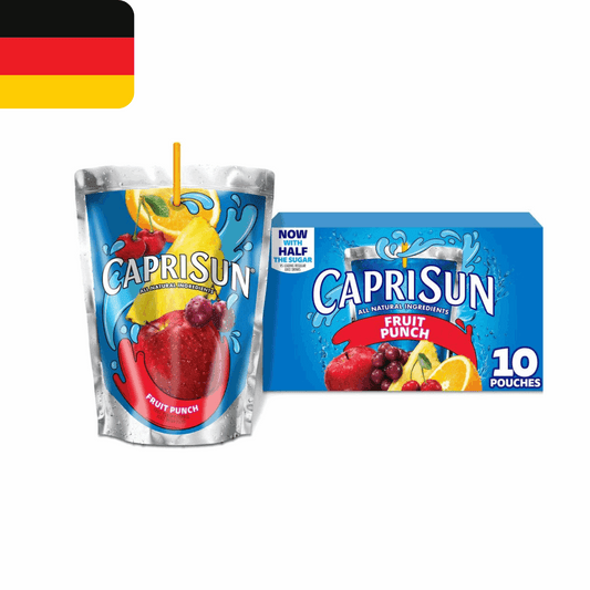 German Capri Sun Fruit Punch – German Import (10 Pack, 6 fl oz Pouches) | Taste The Planets 