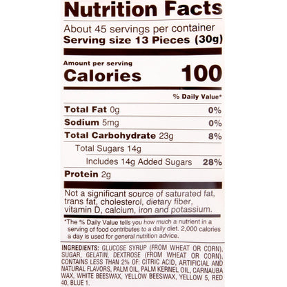 German Goldbears Gummies Original Assorted Fruit Flavor Gummy Candy, 3Lb, Party Size Bag - Taste The Planets