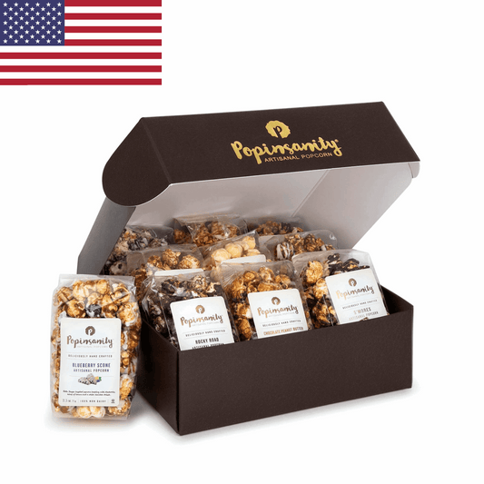 American Popcorn Gift Boxes – 10 & 8 Flavor Healthy Non-GMO & Kosher | Taste The Planets 