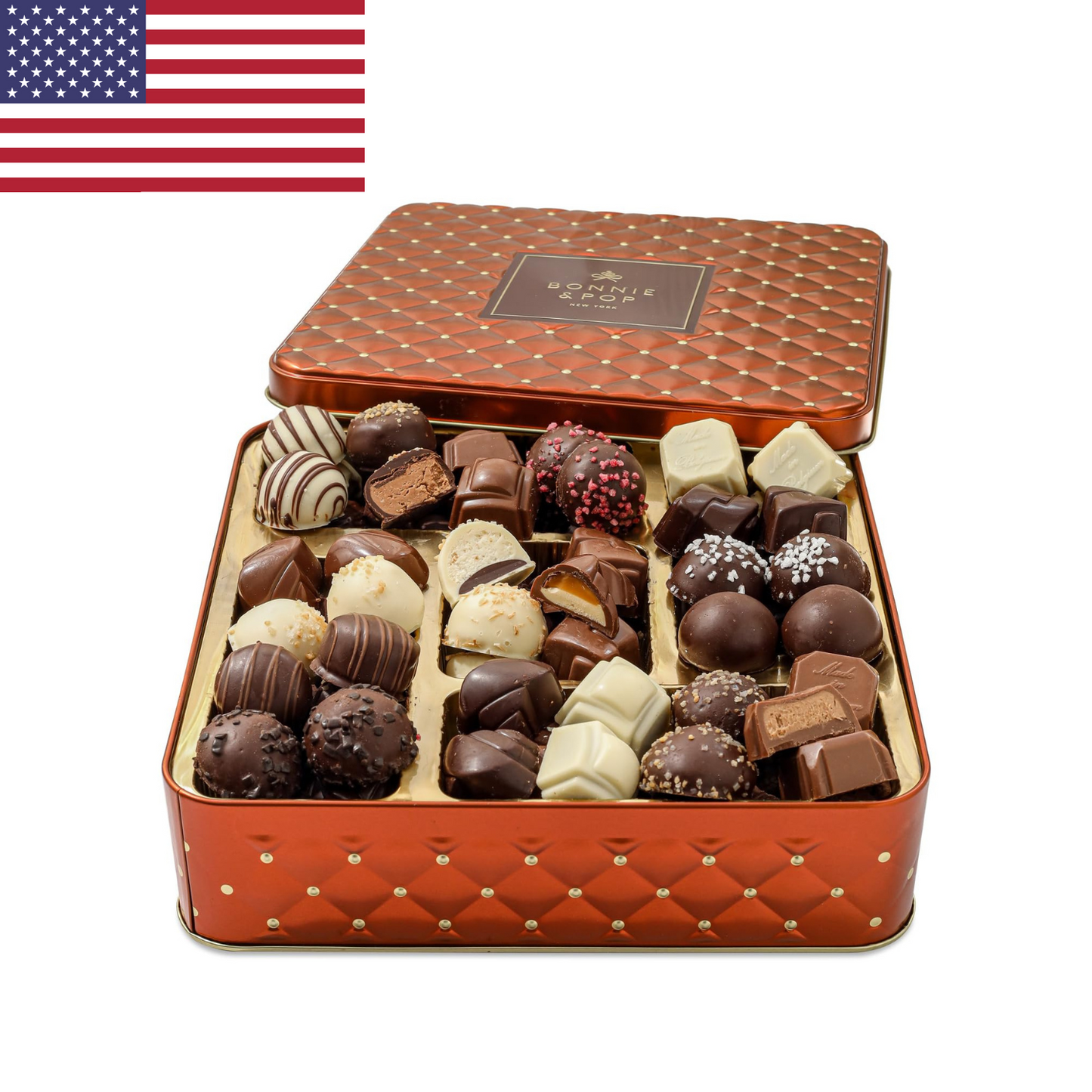 Planets Chocolate Gift Basket with Belgium Truffles – Gourmet Snack Box Gift