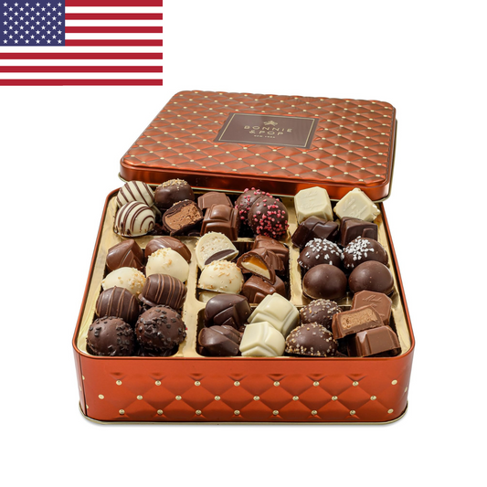 Planets Chocolate Gift Basket with Belgium Truffles – Gourmet Snack Box Gift