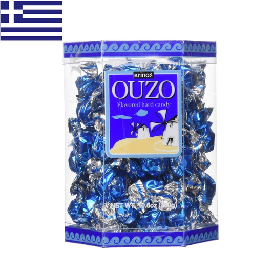 Greek Krinos Ouzo Flavord Hard Candy - 10.6 oz Gift Box