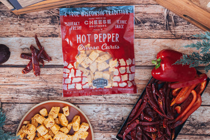 Hot Pepper Cheese Curds - Spicy Fresh Wisconsin Curds with Jalapeño Spice Blend