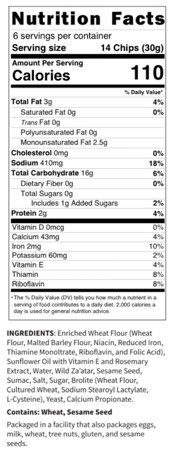 Crunchy Lebanese Za’atar Pita Chips – Vegan, Low-Fat, Authentic