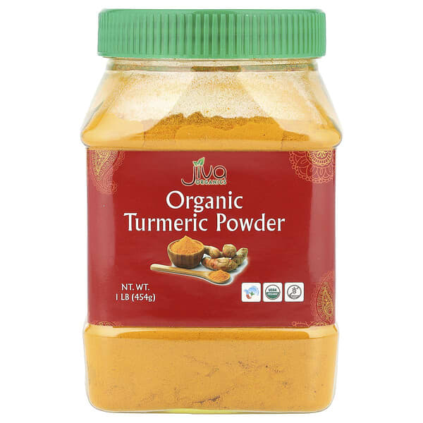 Indian - Canadian Jiva Organics Organic Turmeric Powder 1 lb - Taste The Planets