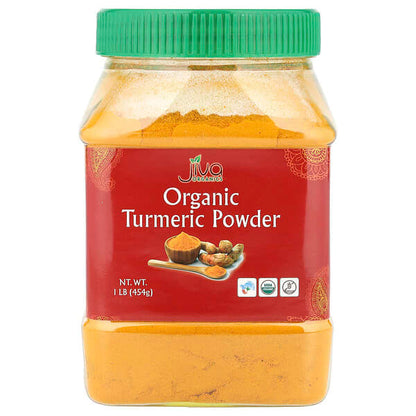 Indian - Canadian Jiva Organics Organic Turmeric Powder 1 lb - Taste The Planets