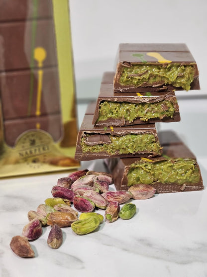 Indulge in Luxury: Turkish Narperi Dubai Chocolate Bar 3.5 - Taste The Planets