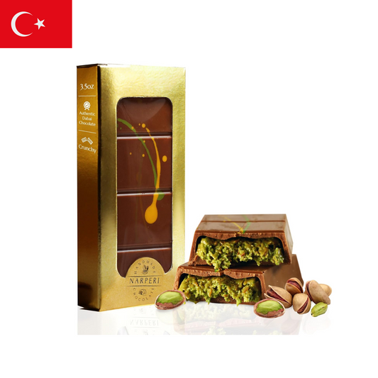 Indulge in Luxury: Turkish Narperi Dubai Chocolate Bar 3.5