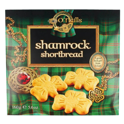 Irish O’Neills Shamrock Shortbread Cookies – Buttery Irish Delight in Every Bite, 5.6 oz | Taste The Planets 