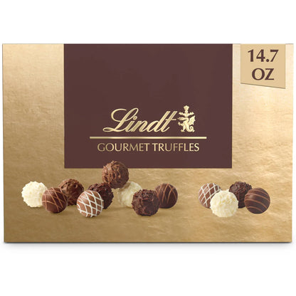 Swiss Lindt & Sprüngli Gourmet Chocolate Truffles Gift Box 26 PCS, 14.7 oz.