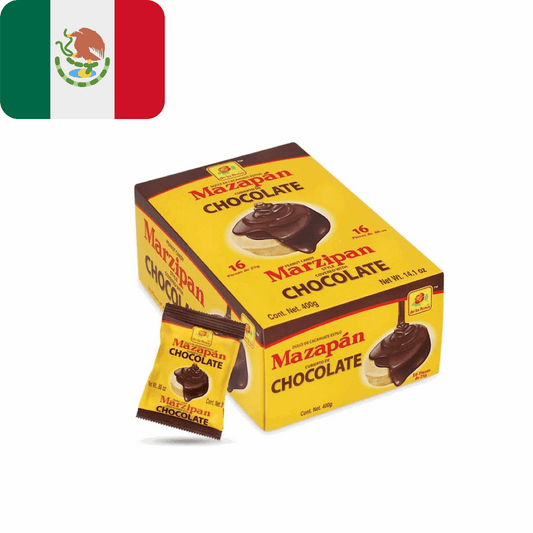 Mexican De La Rosa Chocolate Covered Mazapan - 16 Counts | Taste The Planets 