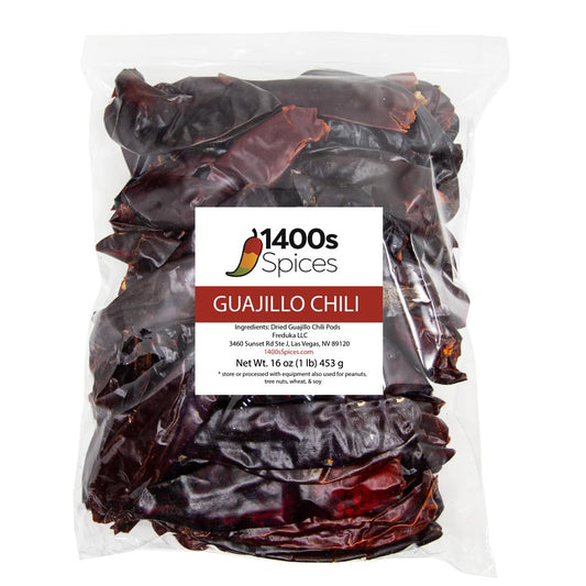 Mexican Dried Guajillo Stemless Chiles Pepper - 1 lb - Taste The Planets