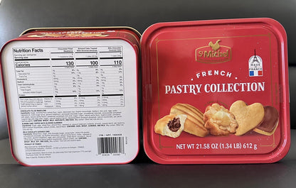 French St. Michel Pastry Collection Tin 21.6 oz (1.34lb) 612g