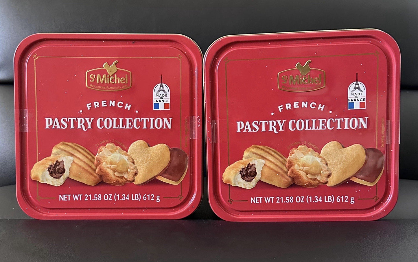 French St. Michel Pastry Collection Tin 21.6 oz (1.34lb) 612g
