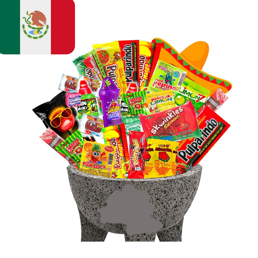 Mexican Candy Mix 42ct - Spicy Sweet Sour Dulces Luca Pulparindo Rellerindo