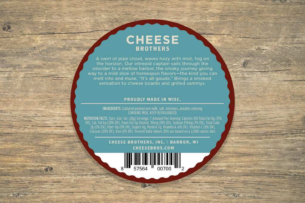 Smoked Gouda - Rich & Creamy Wood-Smoked Wisconsin Gouda Cheese