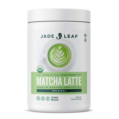 Organic Japanese Jade Leaf Matcha Latte Mix, Powdered Tea Variety - Taste The Planets