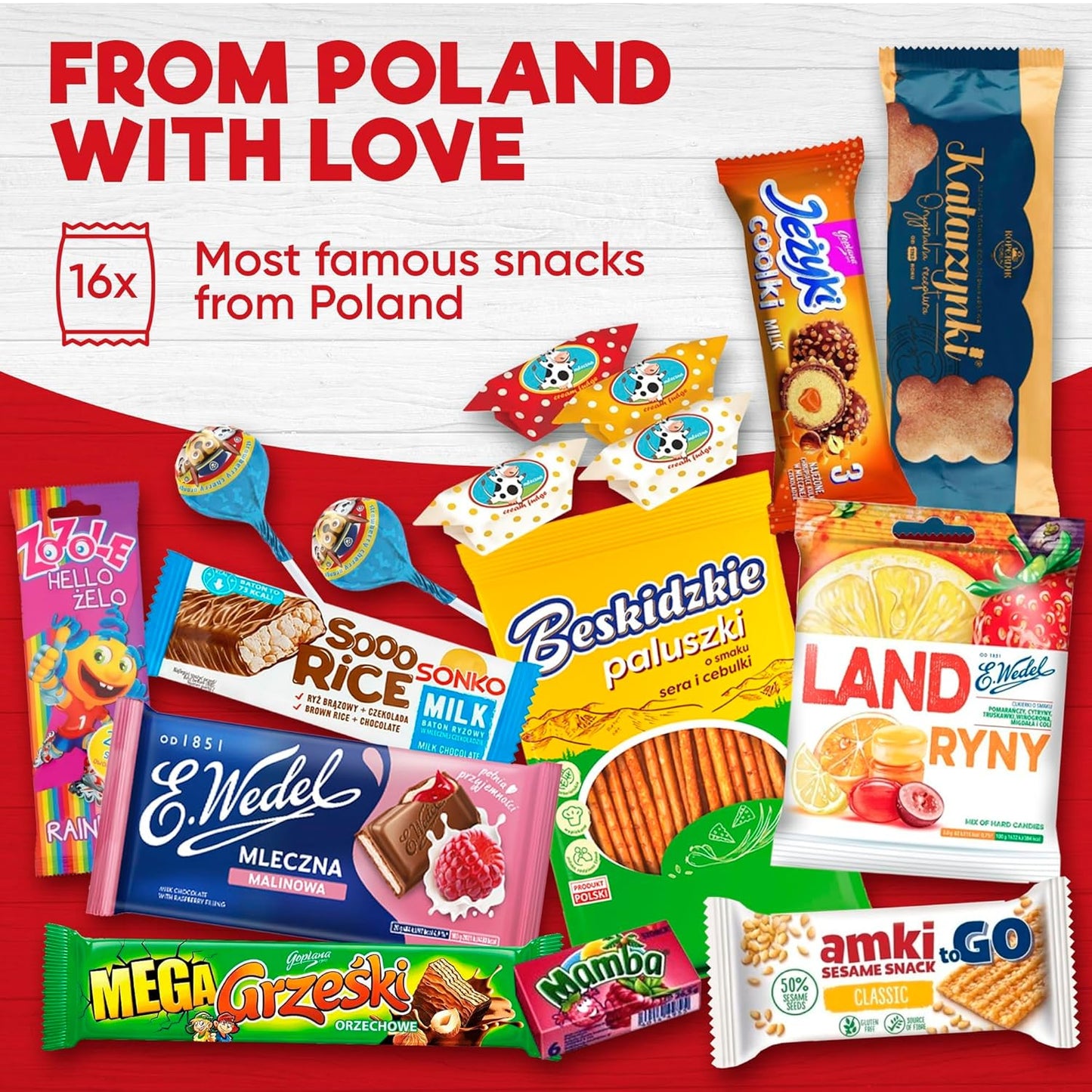 Authentic Polish Candy Box – 15 Traditional Treats from Poland