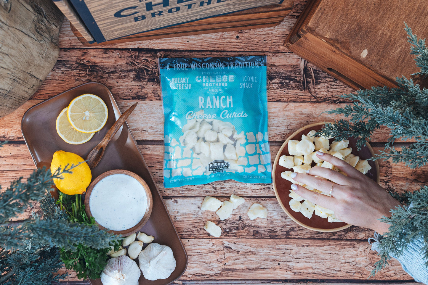 Ranch Cheese Curds - Fresh Squeaky Wisconsin Curds with Tangy Ranch Flavor